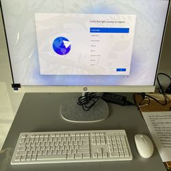 2024 Hp 27” Fhd Touch Aio Ultra Core 7-155u 4.8ghz (12core). Ddr5 16gb Ran. 1tb Ssd. White. Open Box
