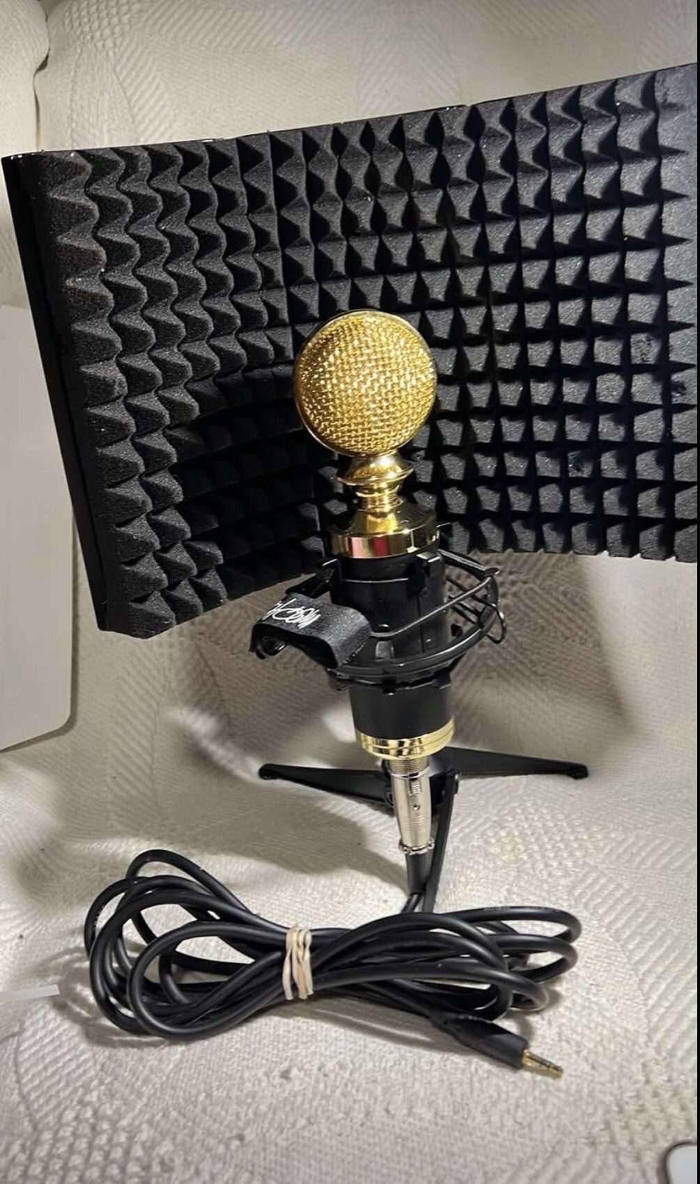 ROCKVILLE RCM02 MICROPHONE WITH TRIPOD STAND FOAM EXECELLET CONDITION
