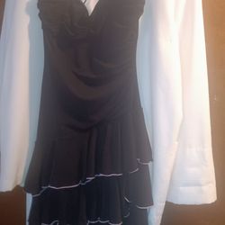 One Shoulder Black Party Dress Very Cute