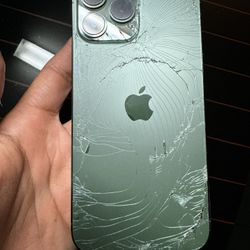 IPHONE BROKEN BACK GLASS