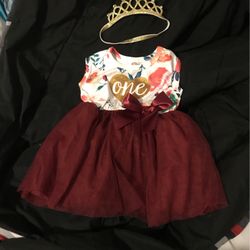 Birthday Dresss One Year Old