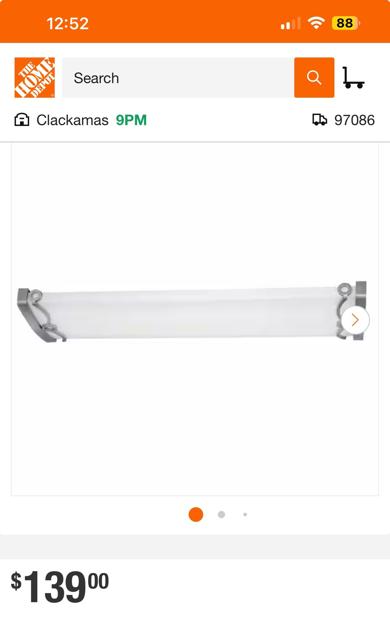 Brand New Kitchen Light