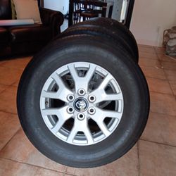 4x 17" TOYOTA TACOMA TUNDRA FACTORY OEM WHEES RIMS 2024