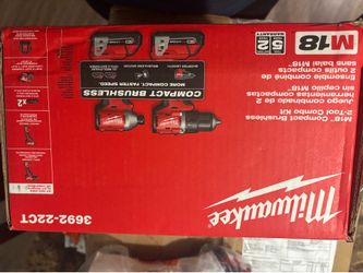 Milwaukee 2 Tool Brushless Drill Combo Set