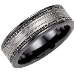 Men Wedding Band Tungsten 
