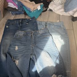 3 Pairs Of Jeans 