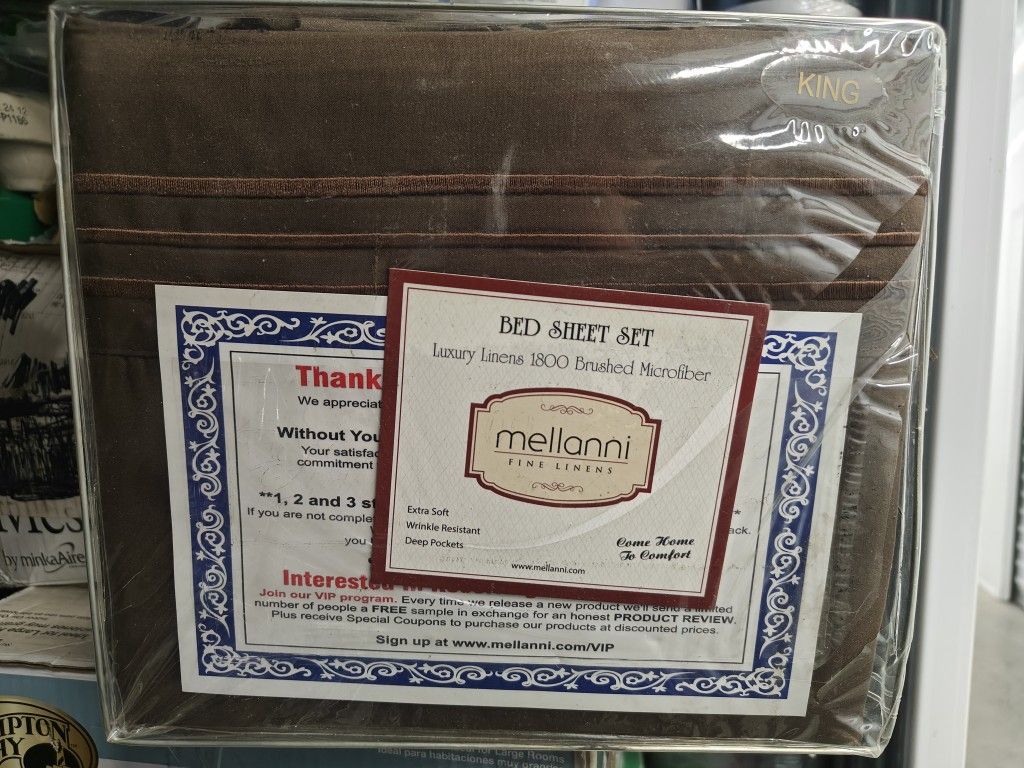 New Mellanni Fine linens Luxury Linens 1800 Brushed Microfiber Sheet Set