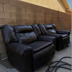 2 Oversized Extra Large Recliners 
