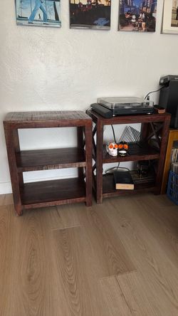 Pair of console tables