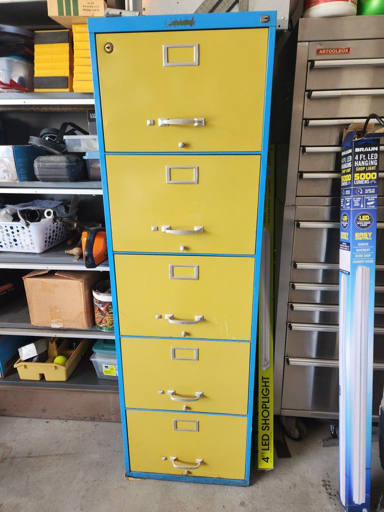 Filing Cabinet 5 Drawers 