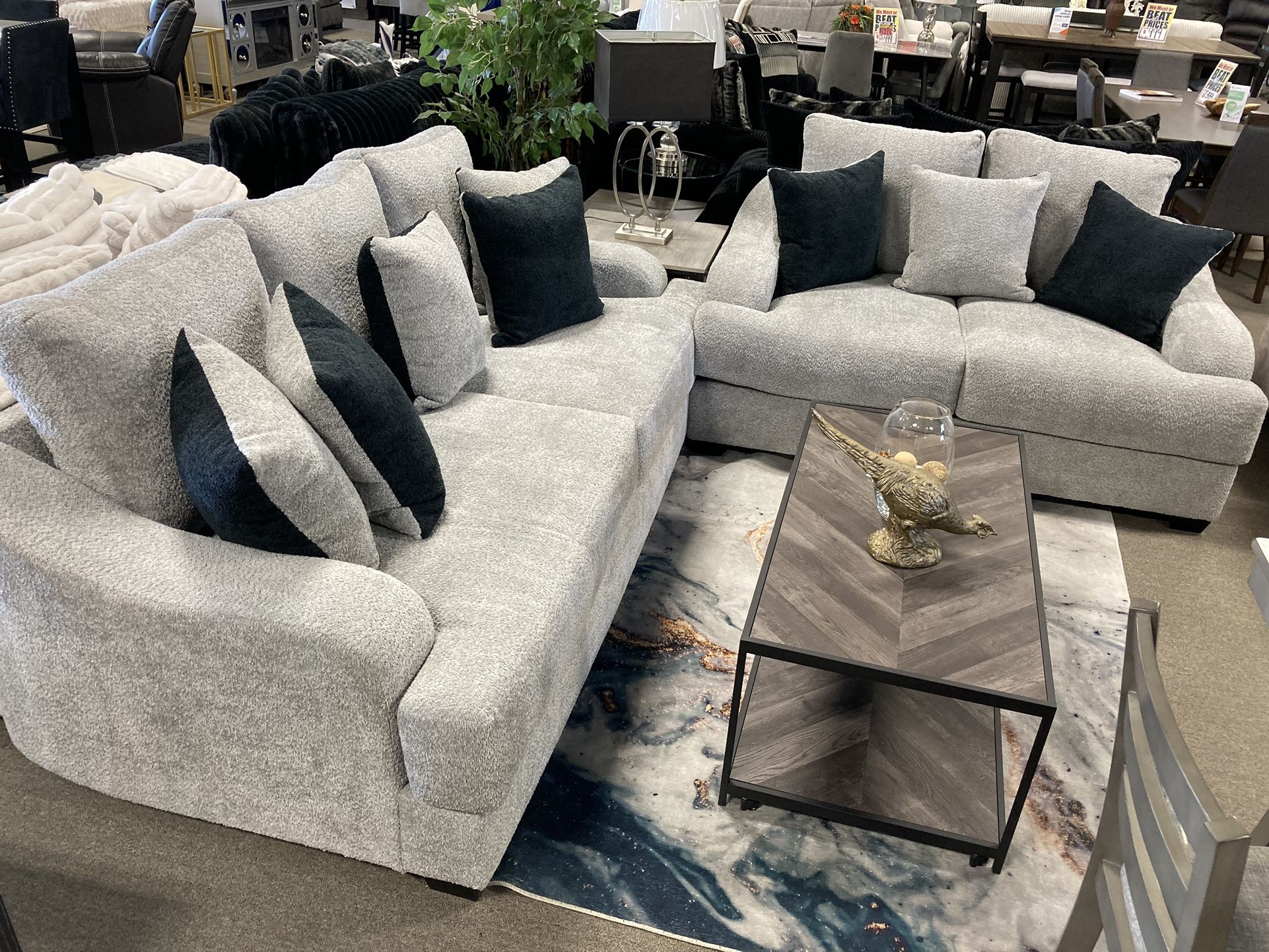 Oversized Deep Seating Sofa Loveseat! 🛋️🩷😃 $2,399! Many Colors!