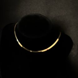 14 K Solid Gold  Snake  Thin Chain 