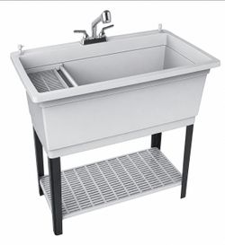 New 40” Utility / Laundry Sink Complete Kit – ROVSUN