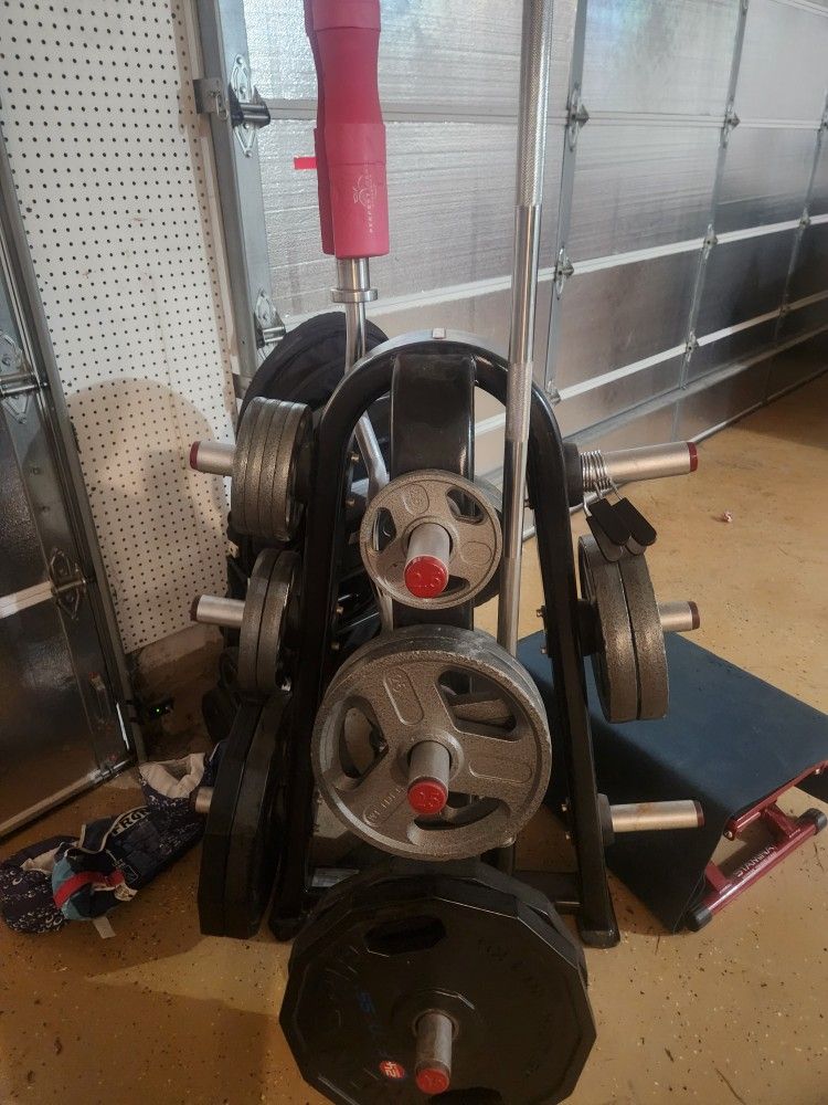 Home Gym Plates Holder/organizer Barbells