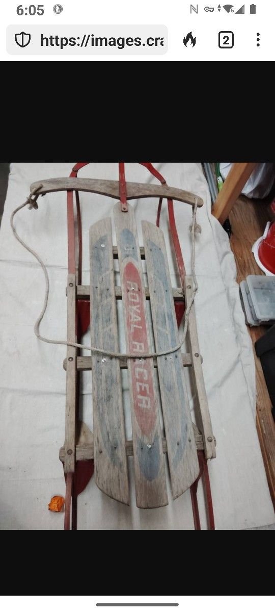 Vintage Antique Sleds