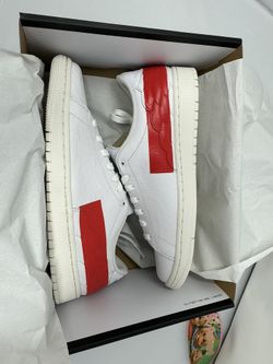 Jordan 1 Centre Court White Red Stripe