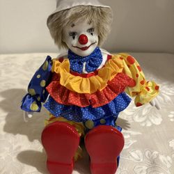 Vintage Porcelain Clown