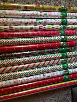 Christmas wrapping paper $4.00 or 3 for $10.00