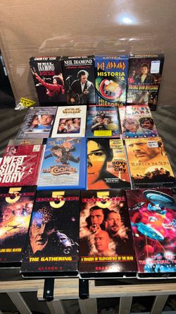 VHS movies bundle lot all for $40