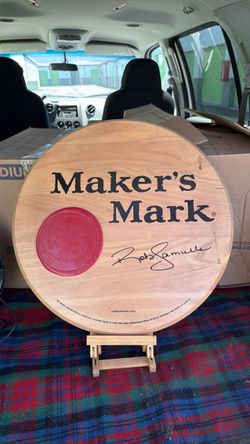 Makers Mark Barrel Head Decoration
