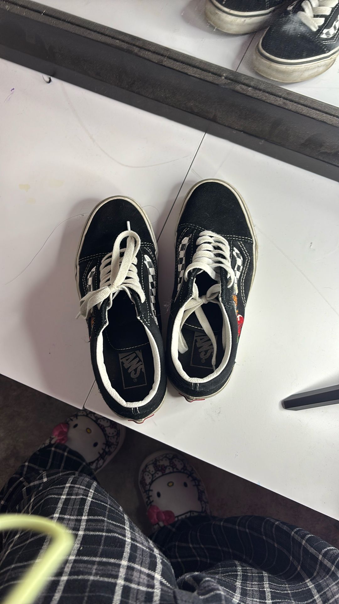 Laced And Embroidered Shoes