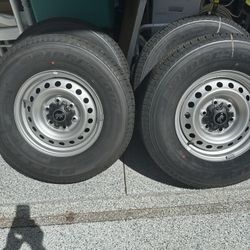 16" Ford Bronco steel wheels rims tires