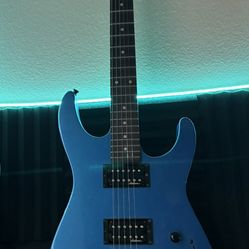 Jackson JS Series Dinky JS11 Metallic Blue 6-String 22-Fret Electric Guitar