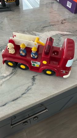 Fire truck with lights and siren