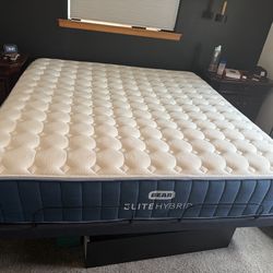 Like New Bear Elite Hybrid Firm King Mattress