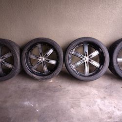 24-in Velocity Wheels For 6 Lug For GM Trucks