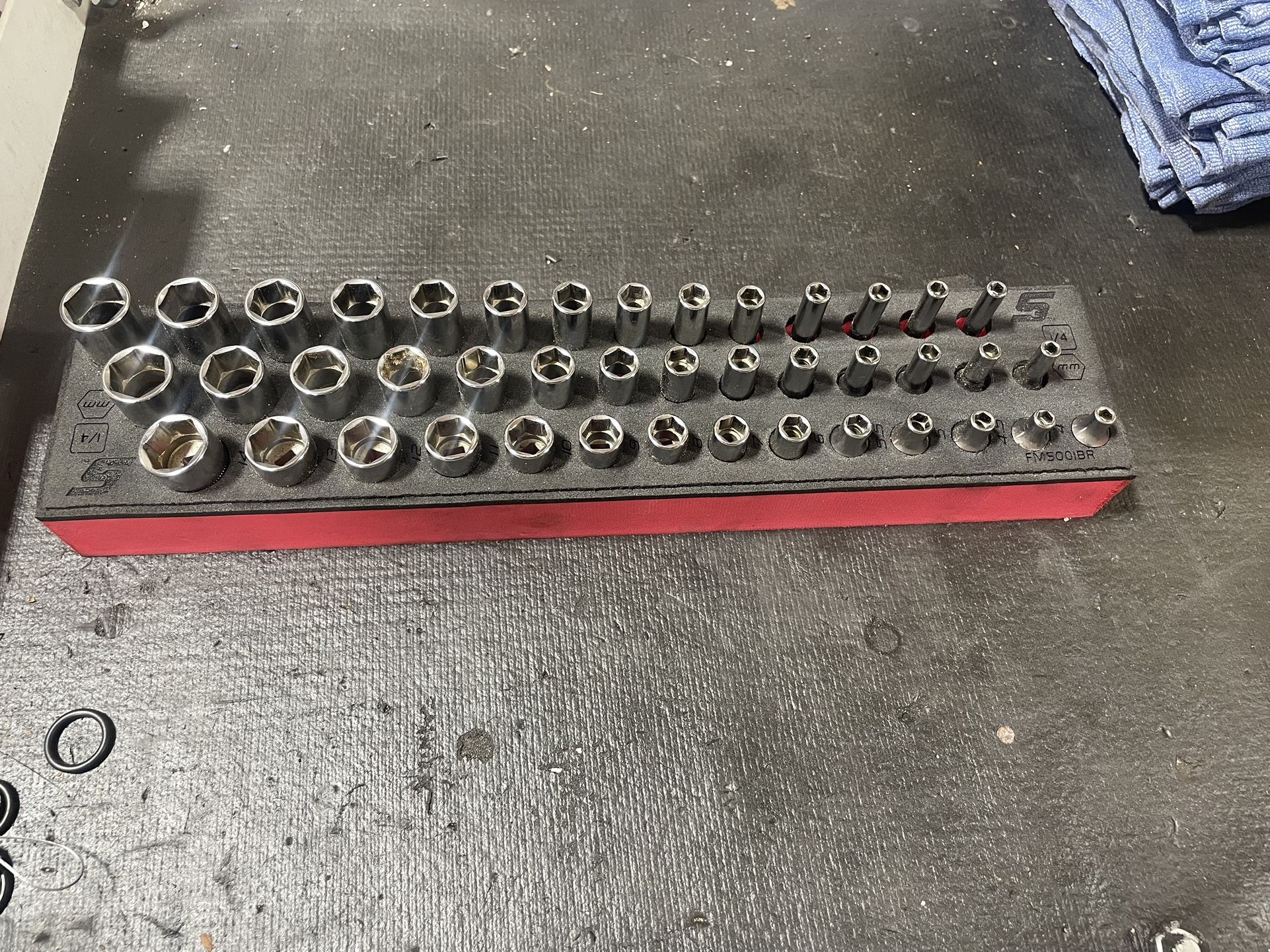 Snapon 1/4 Chrome Socket Set