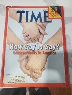 TIME MAGAZINE / APRIL 23 1979 / HOMOSEXUALITY IN AMERICA HOW GAY IS GAY? LGBT