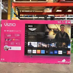Vizio 50” 4K QLED Smart TV Brand New In Box Only $179.99