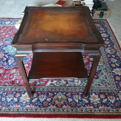 Antique end table