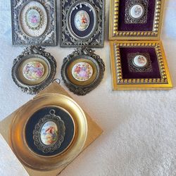 Small and Miniature Antique Painted Porcelains 