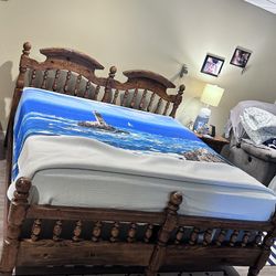 Solid Oak Bedroom Furniture Set