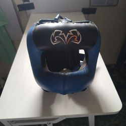 Rival Face Guard Headgear Small Blue/Black