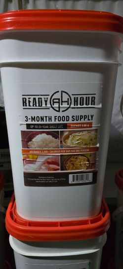 Ready Hour 3-Month Emergency Food Supply Bucket