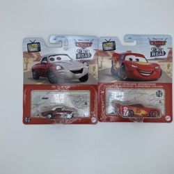 (NEW) Disney/Pixar Cars on the Road Bundle (Road Trip Lightning McQueen and Mae Pillar)