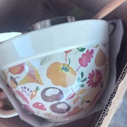 Mushrooms mixing bowl set by masterclass