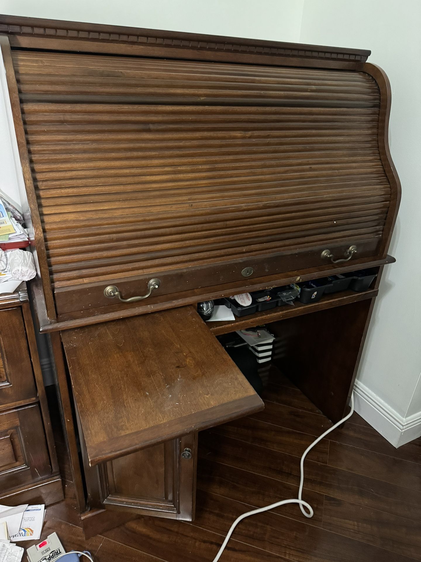 Woooden Roll Top Desk El Dorado for Sale in Fort Lauderdale, FL OfferUp