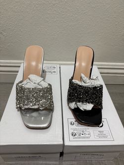 Womens sparkling heel