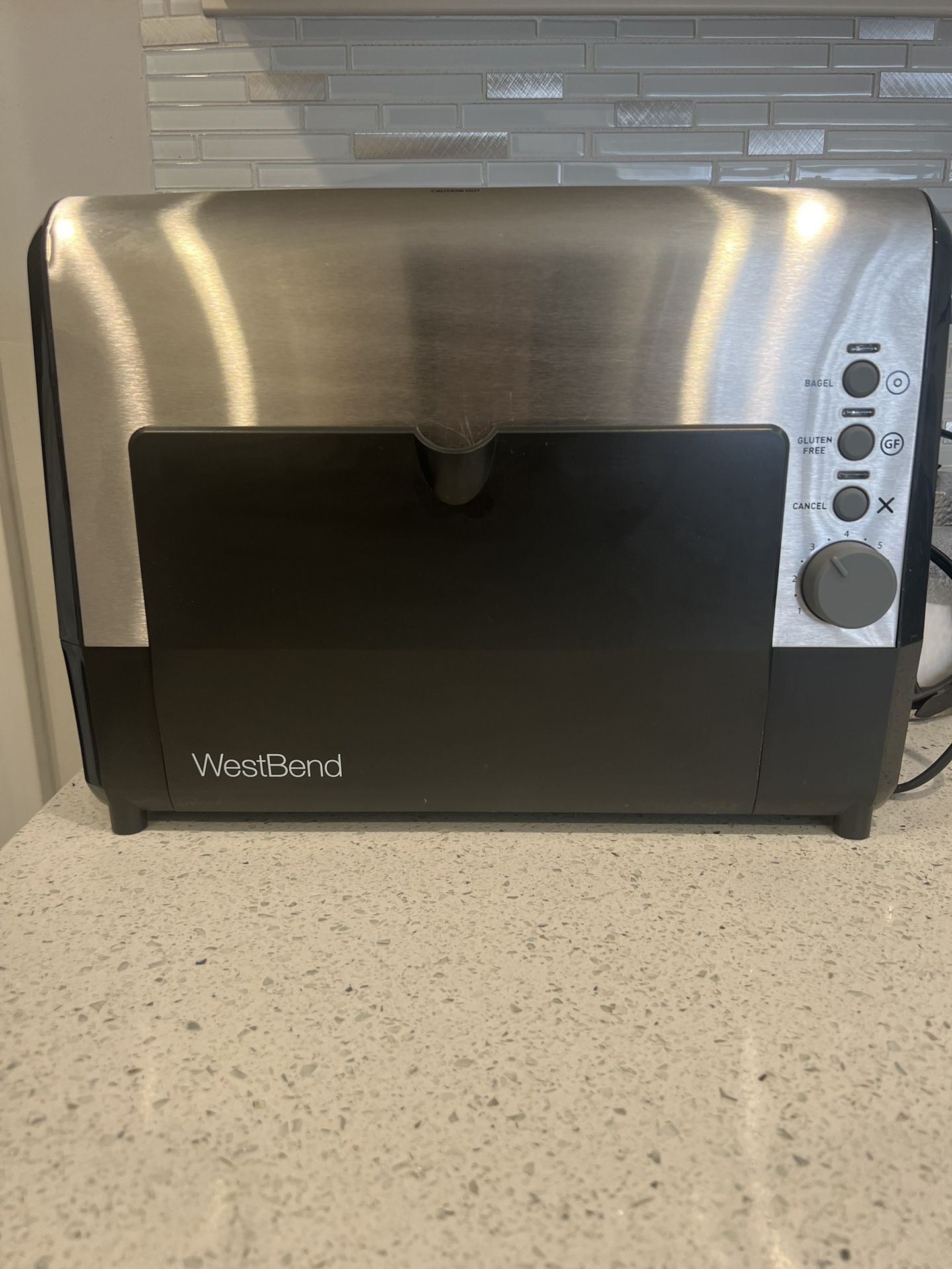 Stainless Steel Long Slot Toaster