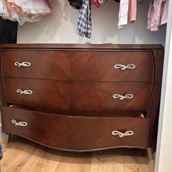 Michael Amini Bow Front Curved 3 Drawer Dresser