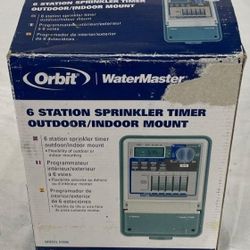 Orbit Water Master 6 Station Sprinkler Timer Outdoor/Indoor Mount