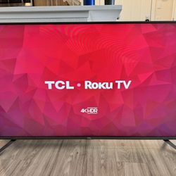 TCL Roku TV 55” – 4K HDR Smart TV