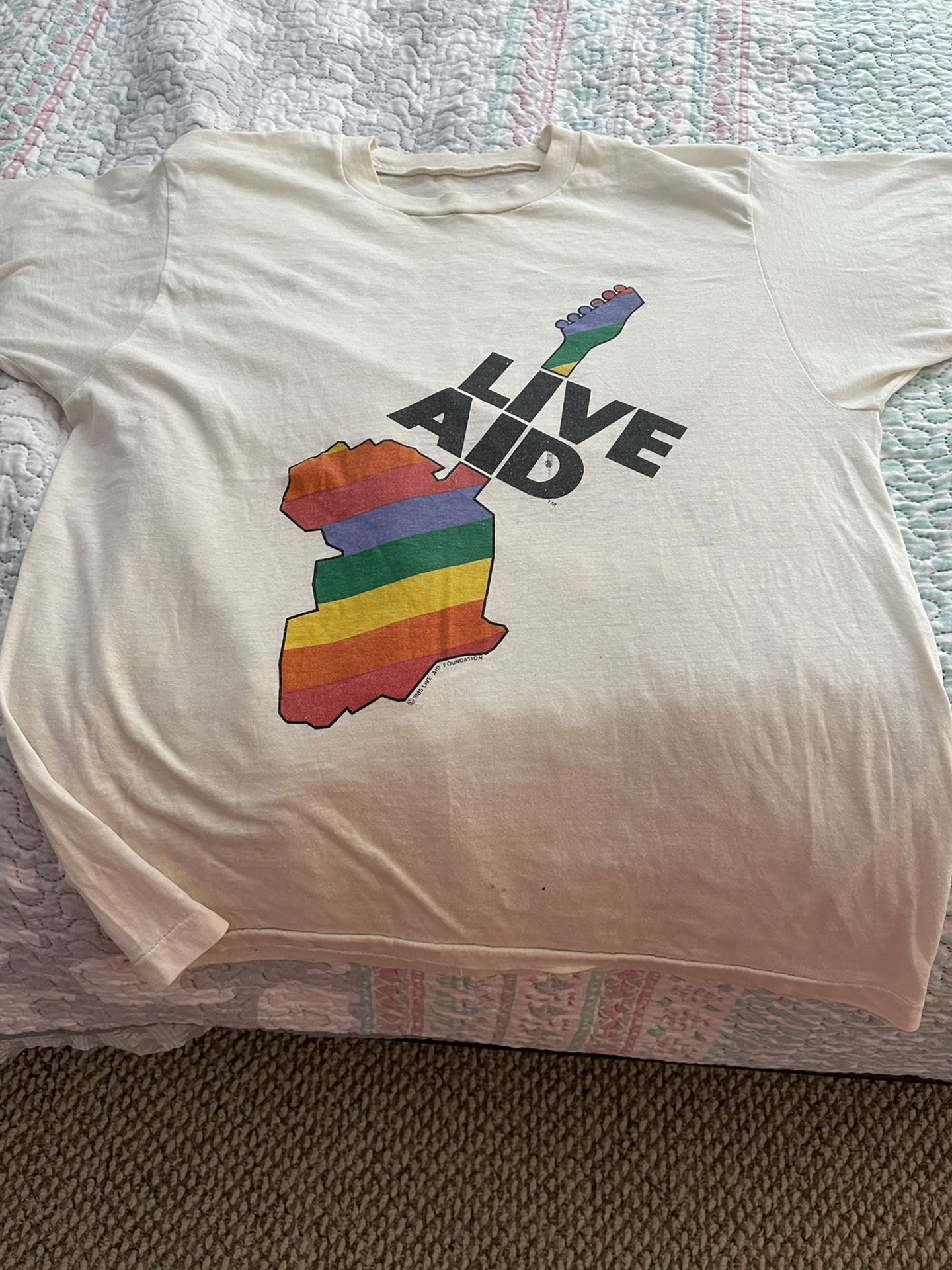 Live Aid Vintage Tshirt