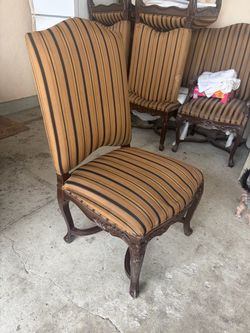 Wood Upholstered Dining Chairs