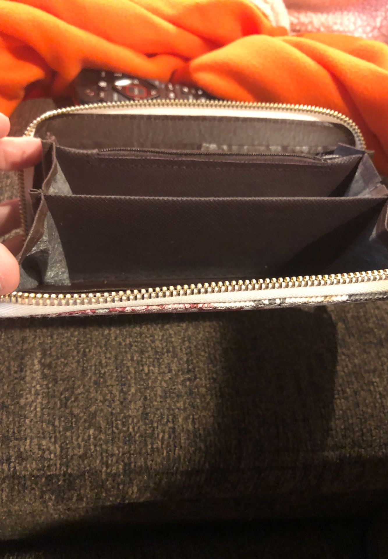 Wallet with wrist strap