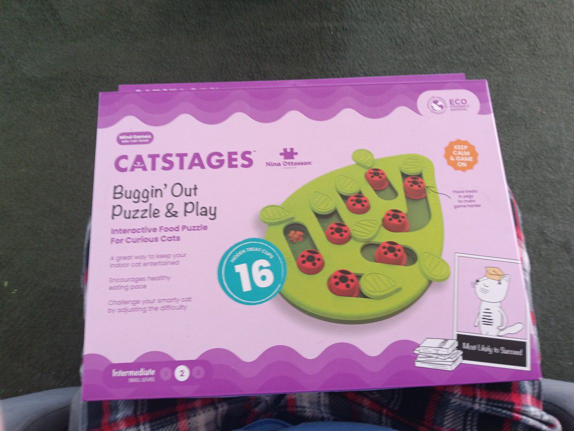 Catstages Buggin Out Puzzle And Play. Cat Toy